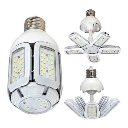 Satco Satco LED HID Replacement, Adj. Beam Angle, 60W, 8400 Lum, 5000K, Type B, Mog Base, 100-277V S39752